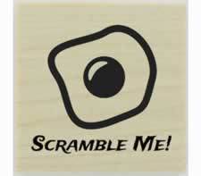 Scramble Me Custom Stamp - 1" X 1" - Stamptopia