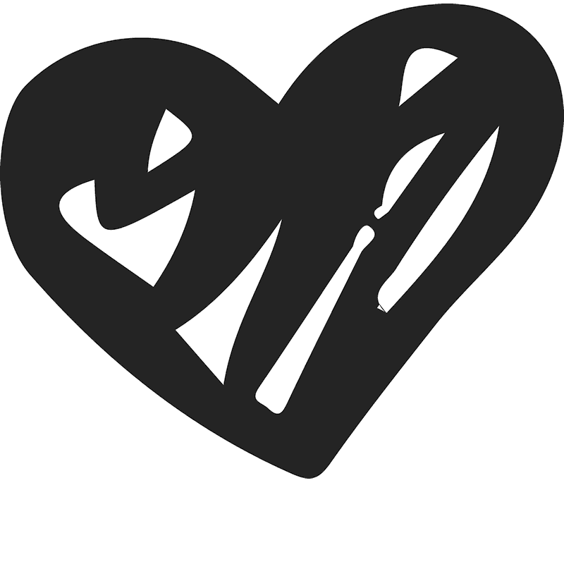 Scribble Heart Rubber Stamp - Stamptopia