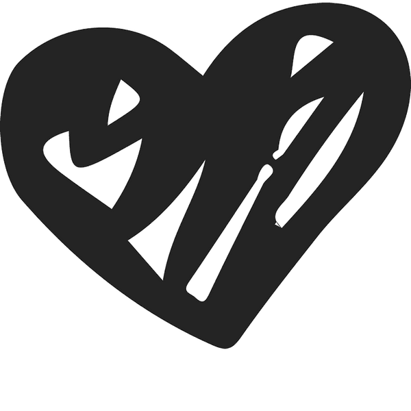 Scribble Heart Rubber Stamp - Stamptopia
