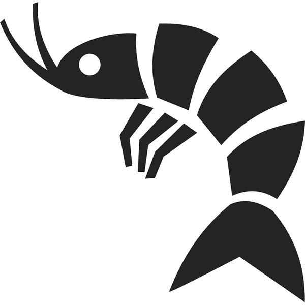 Shrimp Rubber Stamp - Stamptopia