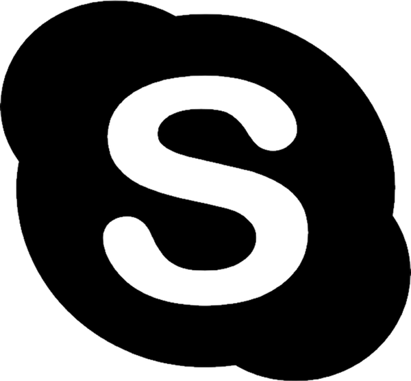 Skype Logo Rubber Stamp - Stamptopia