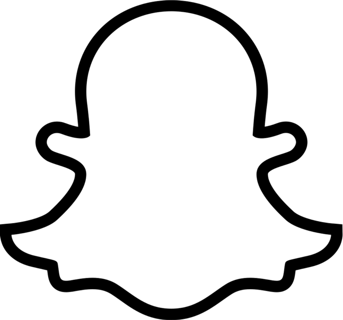 Snapchat Logo Rubber Stamp - Stamptopia