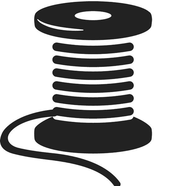 Spool Of Thread Rubber Stamp - Stamptopia