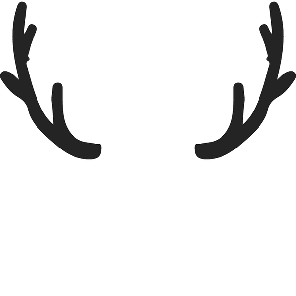 Tall Antlers Rubber Stamp - Stamptopia