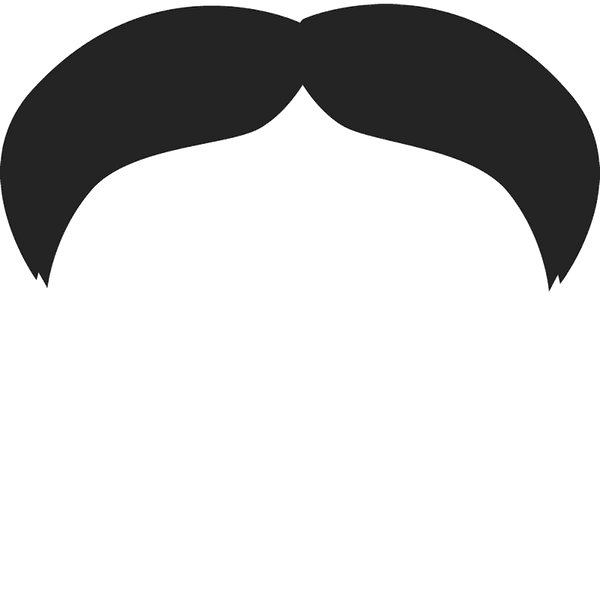 The Cowboy Stache Rubber Stamp - Stamptopia