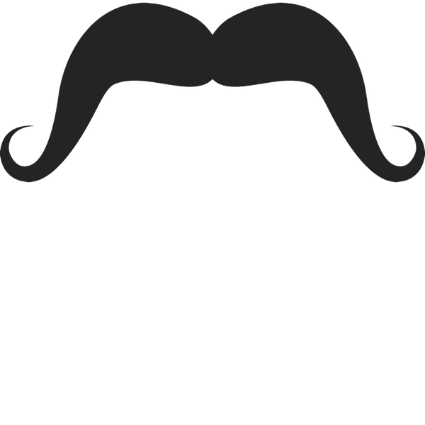 The Handlebar Rubber Stamp - Stamptopia