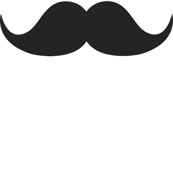 The Hercules Stache Rubber Stamp - Stamptopia