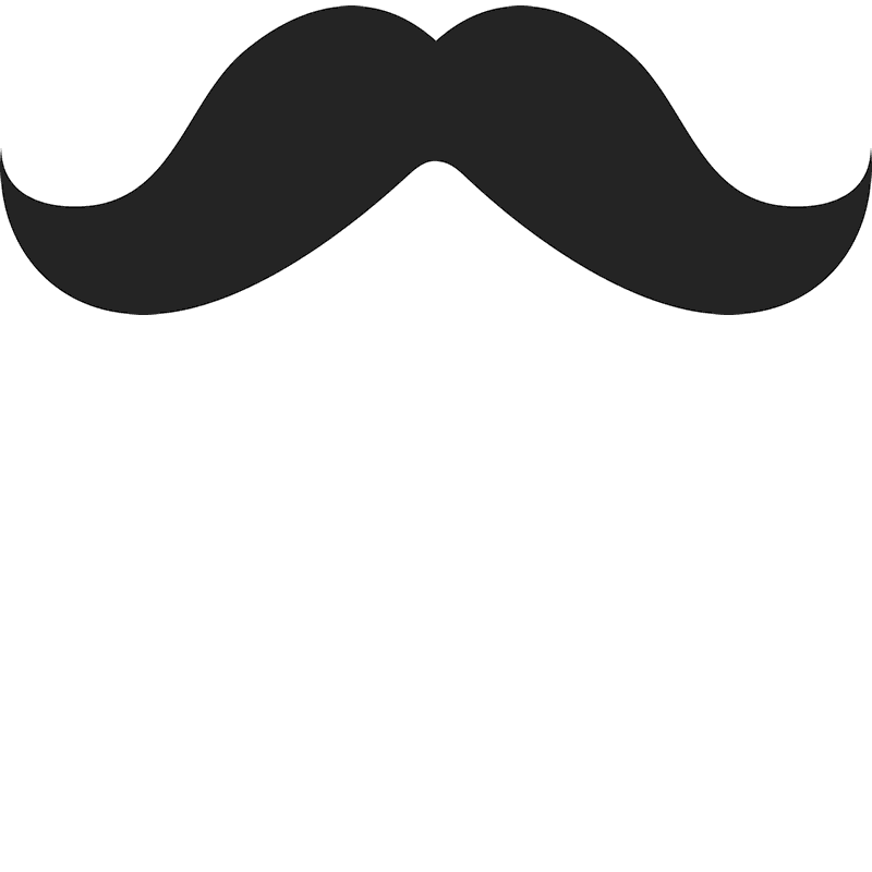 The Mario Moustache Rubber Stamp - Stamptopia