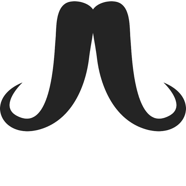 The Old Imperial Moustache Rubber Stamp - Stamptopia