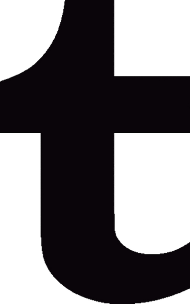 Tumblr Logo Rubber Stamp - Stamptopia