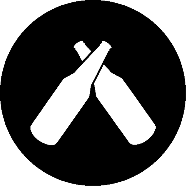 Untapped Round Logo Rubber Stamp - Stamptopia