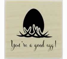 You'Re A Good Egg Custom Stamp - 1" X 1" - Stamptopia